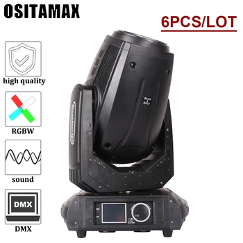 Goedkoop 6PCS Hot Snelle Verzending DMX Stage Light Lamp Moving Head LED Beam 280W Professionele Stage amp; DJ Fabriek prijs