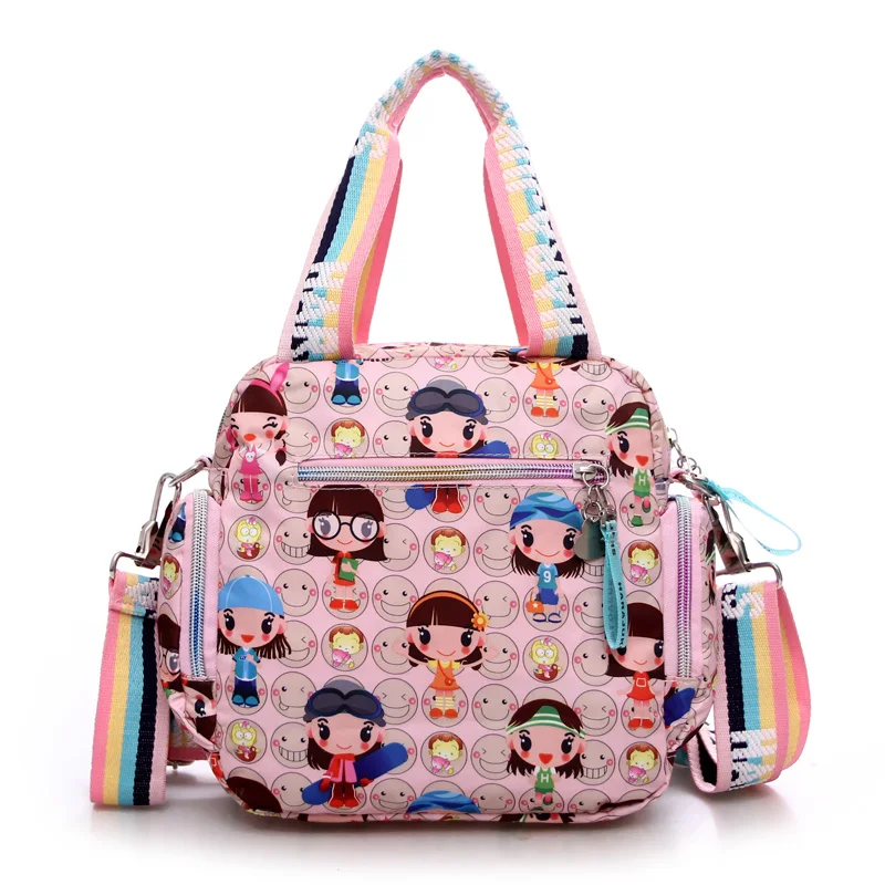  New+Harajuku Doll key chain waterproof nylon handbag ladies bag one shoulder cartoon bolsos cross-b - 32841092266