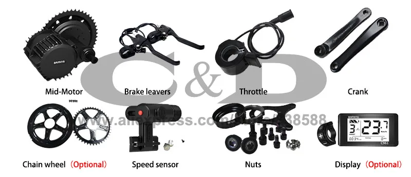 Perfect Bafang 48V 1000W Ebike kit Electric bike conversion kit 8fun BBSHD Mid Motor kit Central Crank Drive C961 C965 P850 1 Perfect Bafang 48V 1000W Ebike kit Electric bike conversion kit 8fun BBSHD Mid Motor kit Central Crank Drive C961 C965 P850 1