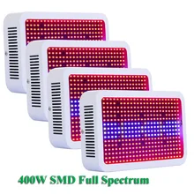 Полный Спектр 400 Вт ПРИВЕЛО Светать Красный + Синий + Белый + Теплая + UV + IR AC85 ~ 265 В SMD5730 Led Завод Аквариум Лампы для Выращивания и Цветения