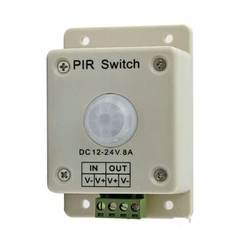 

12V-24V infrared PIR Motion Sensor Switch Controller For Strip Lights