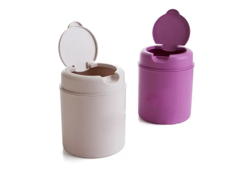 1pc Mini Desktop Trash Cans Household Clean Bin Household Clean Trash Cans Bin