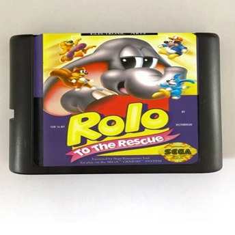 

Rolo to the rescue - 16 bit MD Games Cartridge For MegaDrive Genesis console
