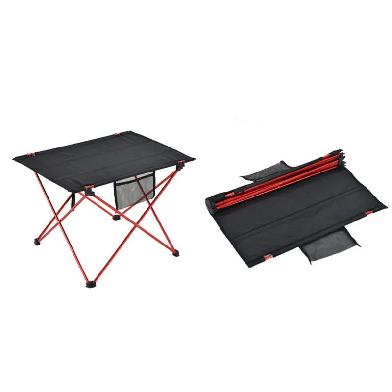 أثاث خارجي الجدول الأحمر طاولة تخييم قابلة للطي ضوء اللون الوزن خفيفة مكتب الصيد الجداول الحديثة طوي الأثاث