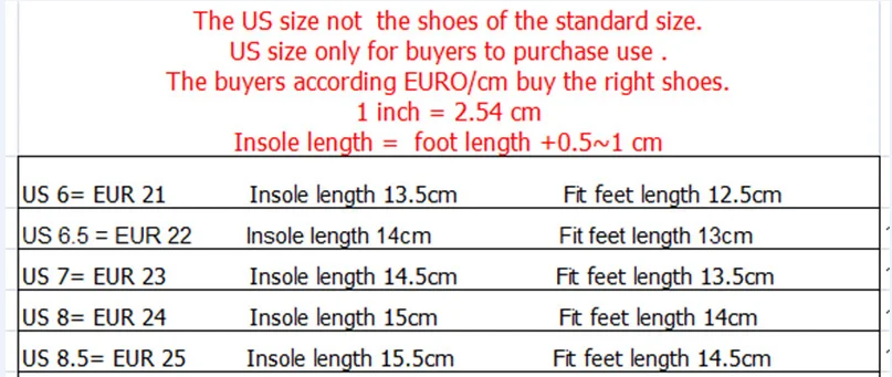 eur 23 shoe size in us