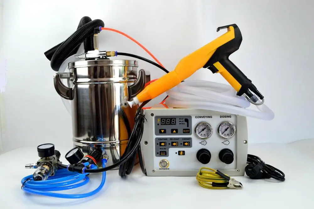 

2019 electrostatic digital display powder coating machine+Stainless steel hopper Factory Promotion