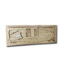 1x деревянная модель парусной лодки DIY корабль сборки 1/30 весы украшения игрушки