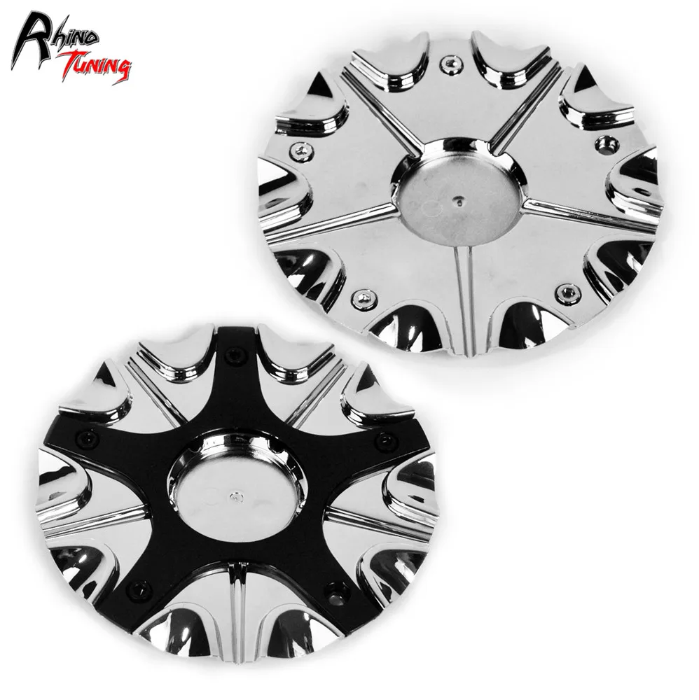 

1pc 180mm Car Wheel Center Caps Cover Emblem For HH Heavy Hitters Wheels Chrome Rim Hub Auto Styling Accessories