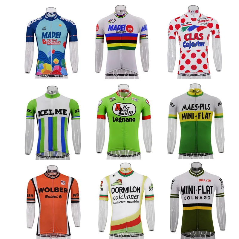 Multi Classical Retro New Team Cycling Jersey Customized Road Mountain