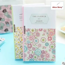 Свежий креативный цветок чай время блокнот ПВХ Обложка, дневник записная книжка канцелярские принадлежности