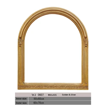

Mirror frame golden or silver frames for home decoration wall art