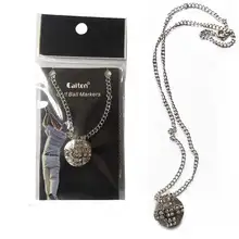 Caiton Кристалл Гольф маркеры мяча с магнитным Цепочки и ожерелья шляпа зажим
