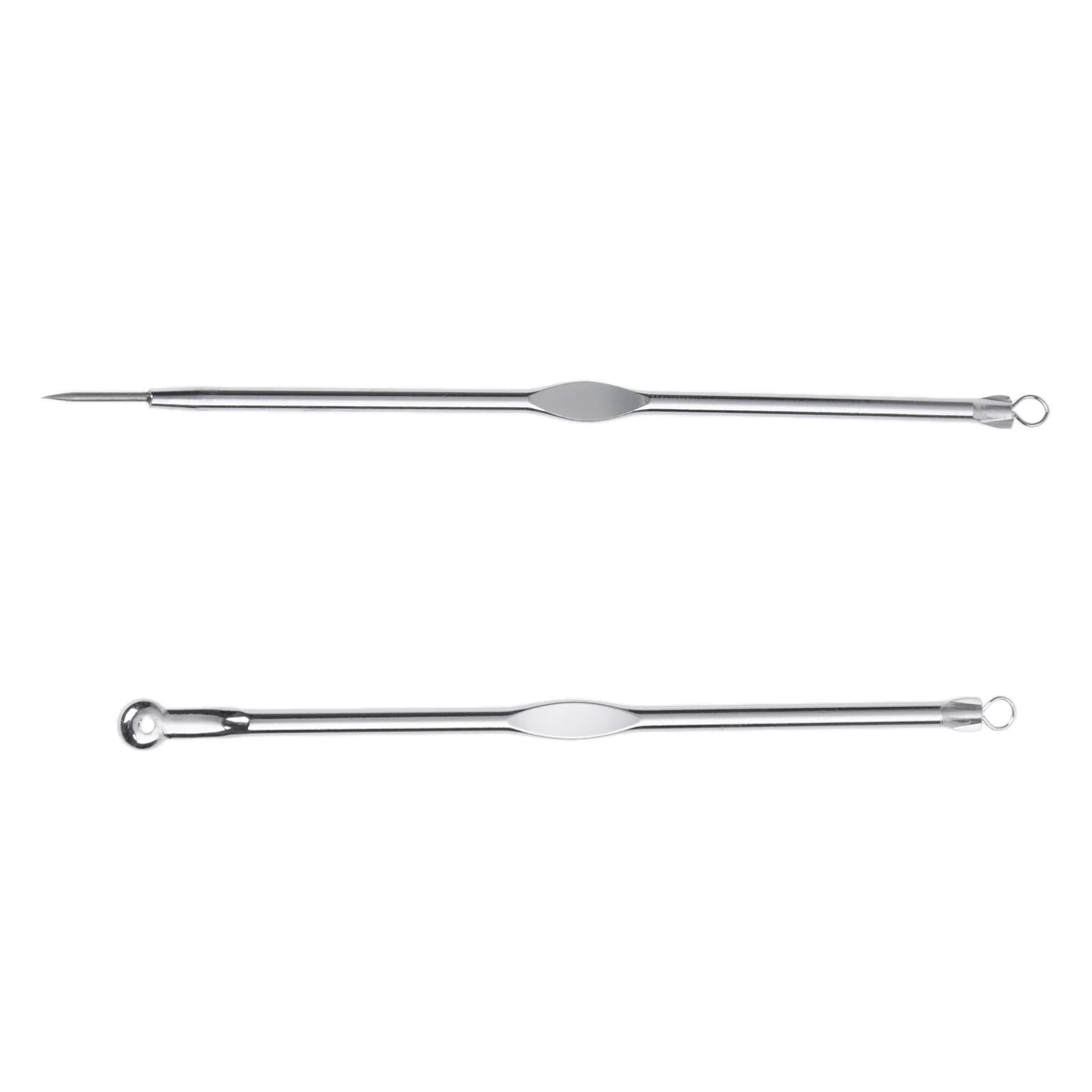 

Stainless Steel Blackhead Acne Blemish Pimple Extractor Remover Needle + Clip