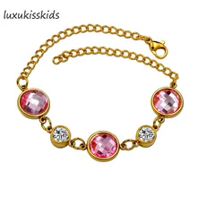 Роскошные ювелирные изделия роскошный золотой браслет для женщин круглой формы браслеты AAA CZ Циркон браслеты модные ювелирные изделия