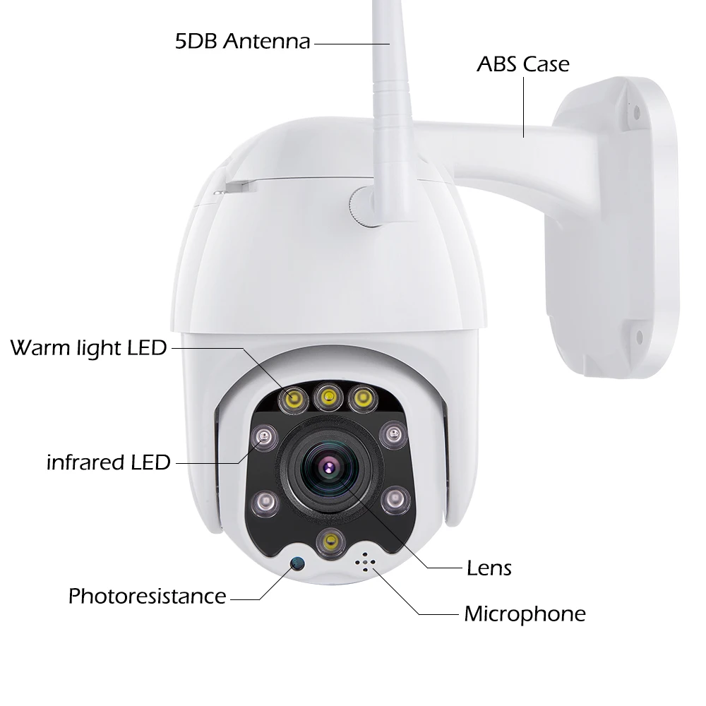 1080P PTZ IP камера Wifi наружная скоростная купольная беспроводная Wifi камера безопасности Pan Tilt сеть видеонаблюдения