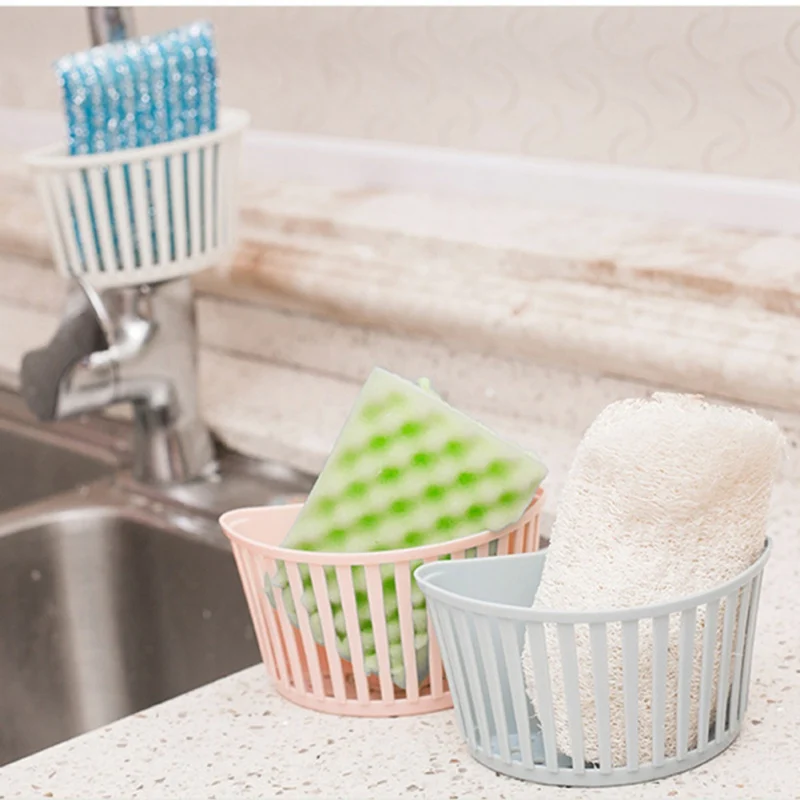 

Kitchen Sinks Storage Tool Home Creative Useful Sink Shelf Soap Sponge Drain Rack