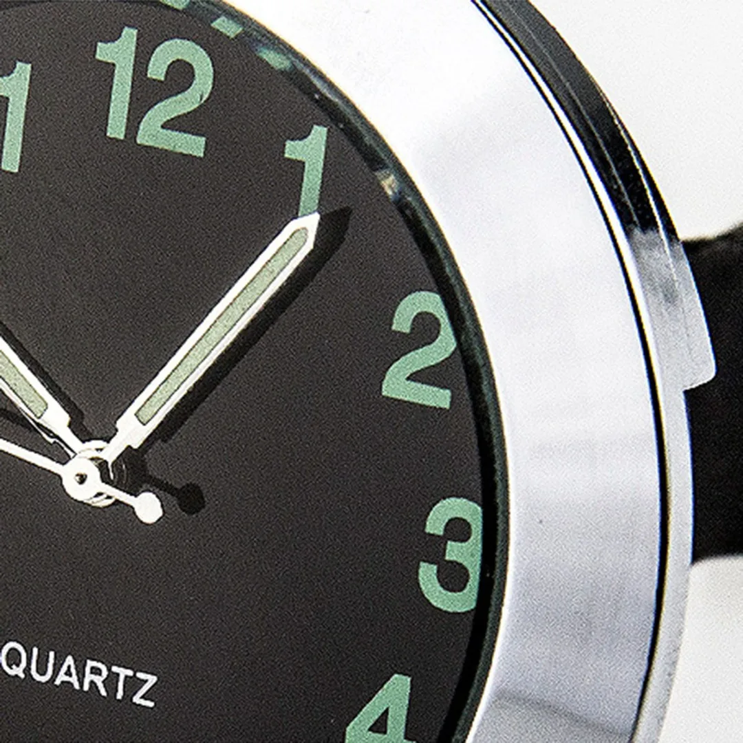 Men Women's Car Clock Fashion Luminous Quartz Analogue Watches For Car Accessories Mini Clip On Watch