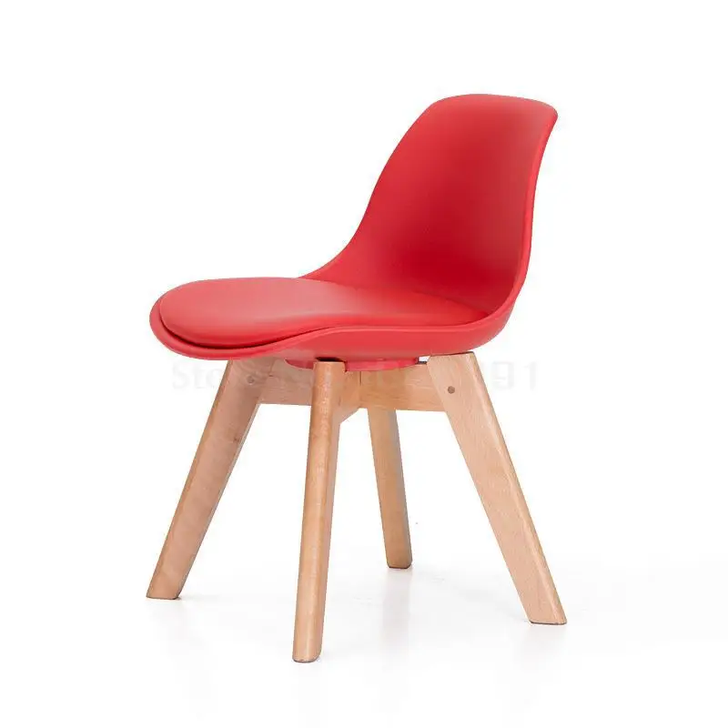 Children's Chair Solid Wood Student's Backrest Chair Household Small Chair Stand Writing Chair Kindergarten Learning - Цвет: Same as picture 3