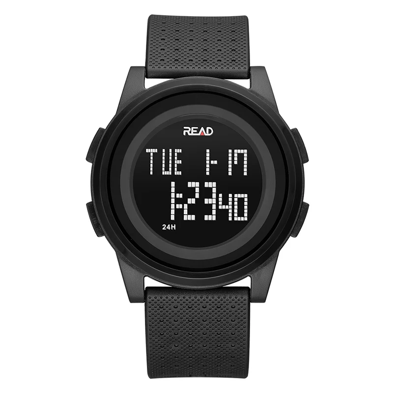

New RUILI simple fashion women sports electronic watch with luminous display multifunction hot sale