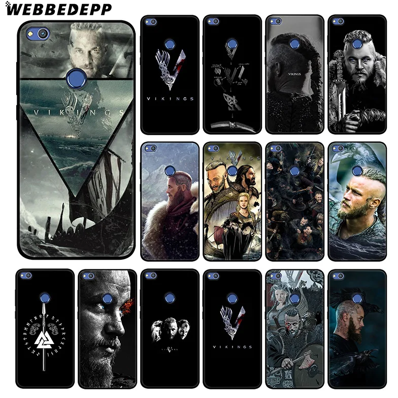 

WEBBEDEPP Vikings Tv Shows Soft Silicone Case for Huawei Honor Mate 20 10 8X 8C 8 6A 7A 7X 7C Lite Pro TPU