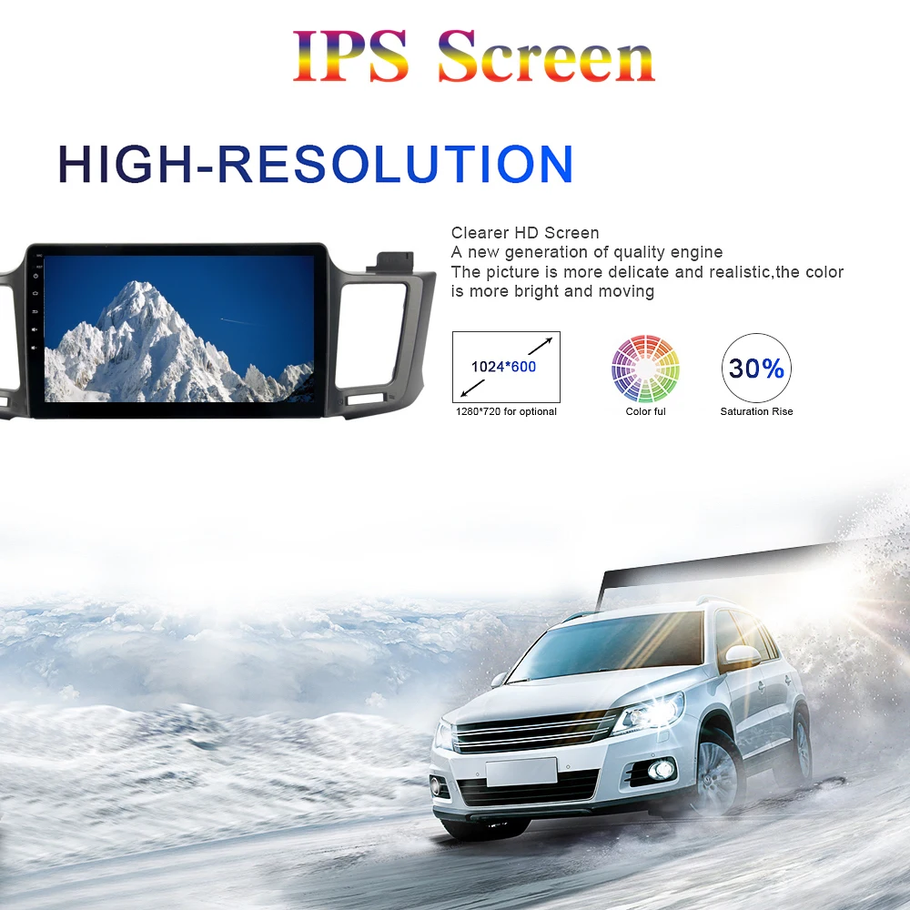 Best Android 9.0 Car Radio 2 Din GPS Navi for Toyota RAV4 2013 - 2018 PX6 Built-in DSP IPS Screen 4Gb+64Gb 6-Core RDS WIFI Bluetooth 3 Best Android 9.0 Car Radio 2 Din GPS Navi for Toyota RAV4 2013 - 2018 PX6 Built-in DSP IPS Screen 4Gb+64Gb 6-Core RDS WIFI Bluetooth 3