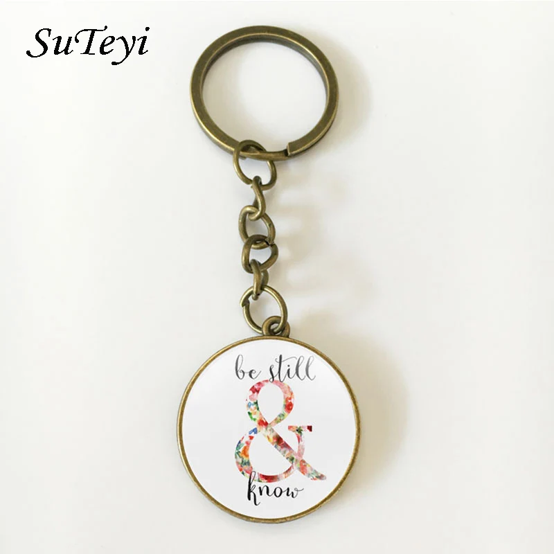 Classic Philippians 4:13 Key Chain I Can Do All Things Through Christ Bible Verse Pendant Key Chain Inspired Christian Jewelry