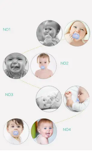 Brand Newborn Kids Baby Orthodontic Dummy Pacifier Silicone Teat Nipple Soothers Thumb/Nipple Pacifier Over 3 Months