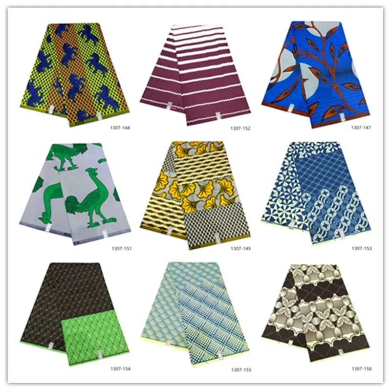 

latest 100% Polyes real java design ankara african wax print fabric 6yards wax brocade african wax prints fabric for dress 1307