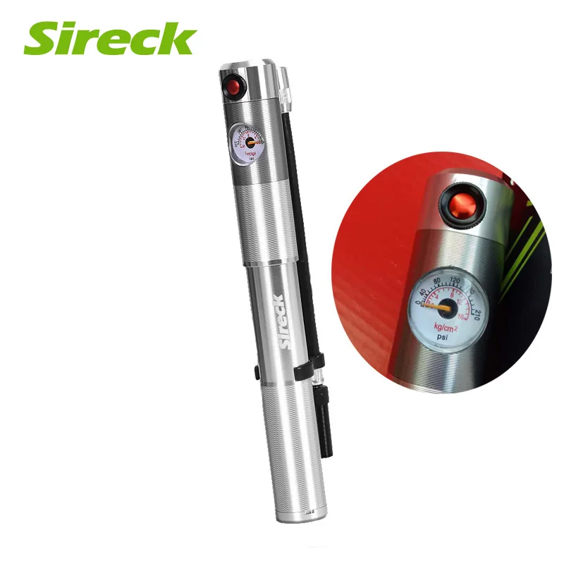 Metal Air Professional Hand For Basketball Ball, Ball Pump With Pressure Gauge