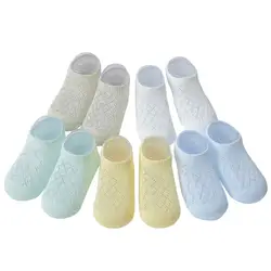 5 пар/лот летние хлопковые носки для детей ультратонкие сетки Носки для девочек для Обувь для девочек детские носки конфеты для Обувь для