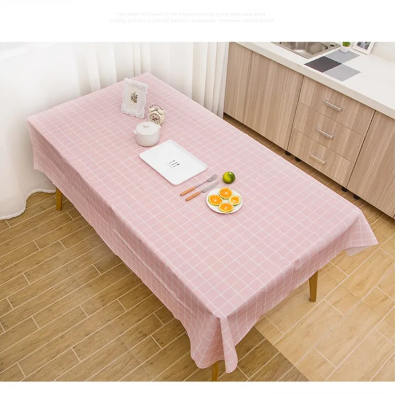  INS Nordic Geometric Table Cloth Waterproof Rectangle Tablecovers Dining Table Cover Wedding Party 