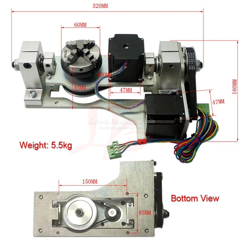 3040 5axis metal  (6)