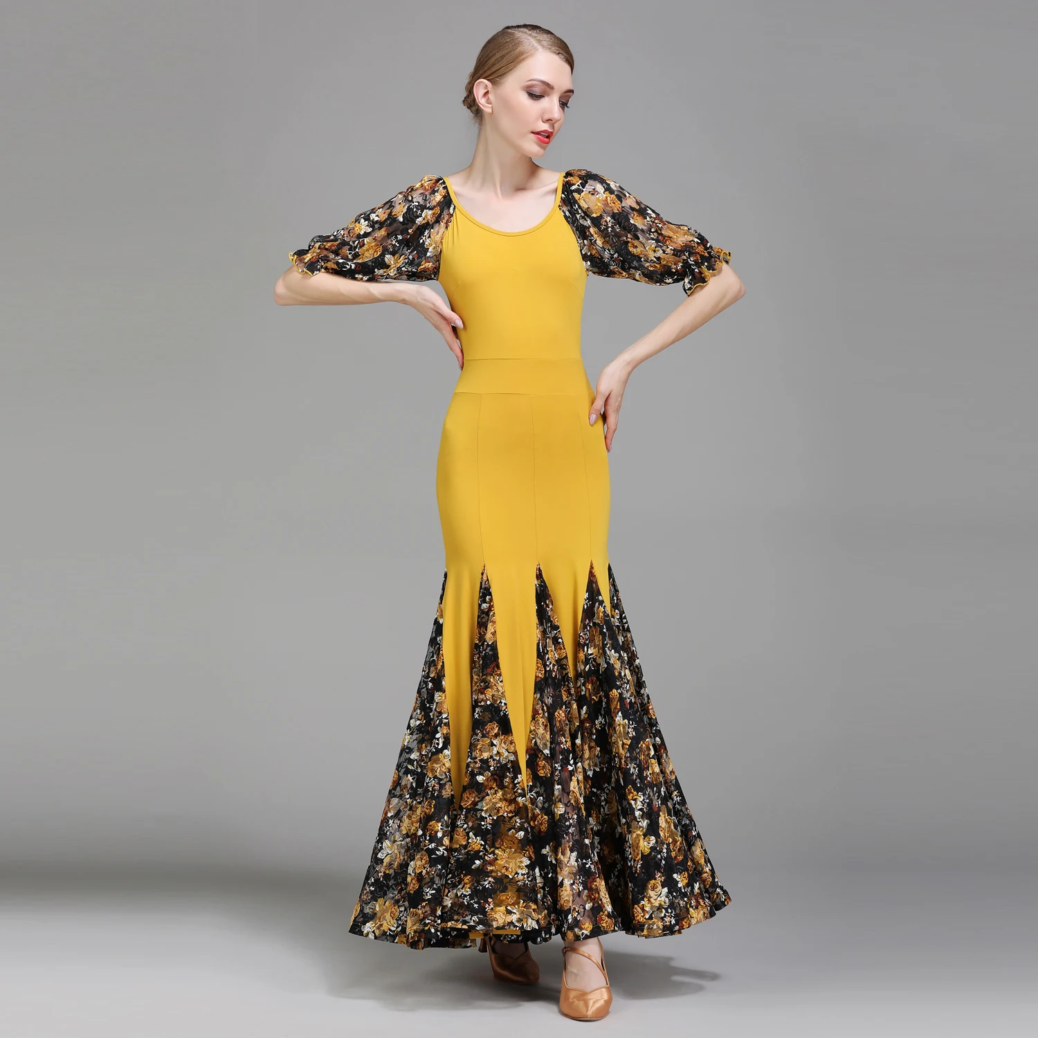 

Modern Dance Costume Women Ladies Adults Waltzing Tango Dancing Dress Ballroom Costume Evening Party Dress