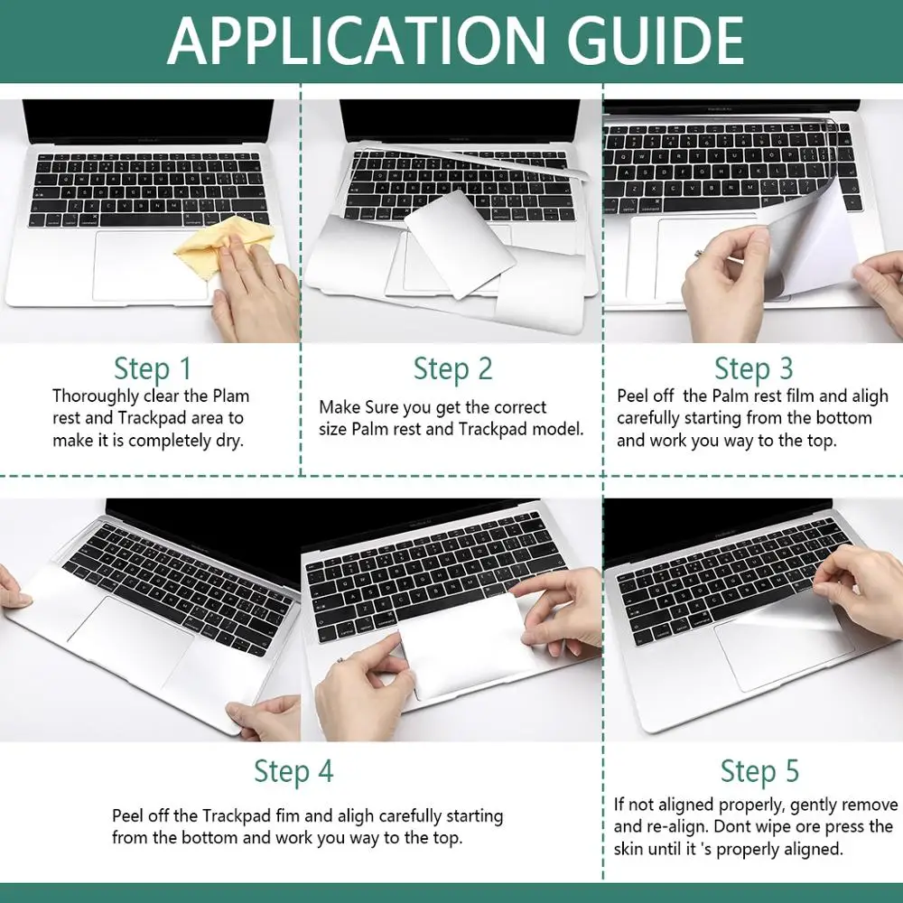 MacBook Touch Bar Air Pro Retina 12 13 14 15 16 inch All-inside Palm Guard Rest Cover Trackpad Protector Sticker Skin trackpad protector touch bar protector