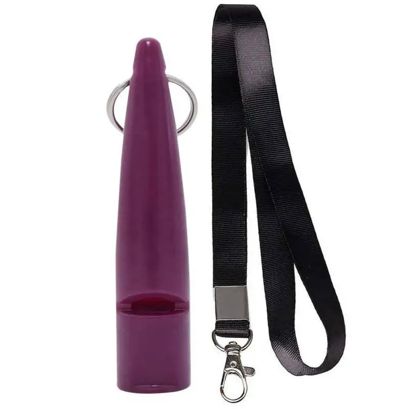 Professional Ultrasonic High Frequencies Dogs Whistle Training with Lanyard Easy to Carry - Цвет: Фиолетовый