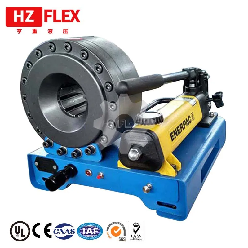 2019 HZFLEX HZ-30A CE with manual pump Portable 6-25mm wire rope hose crimping machine