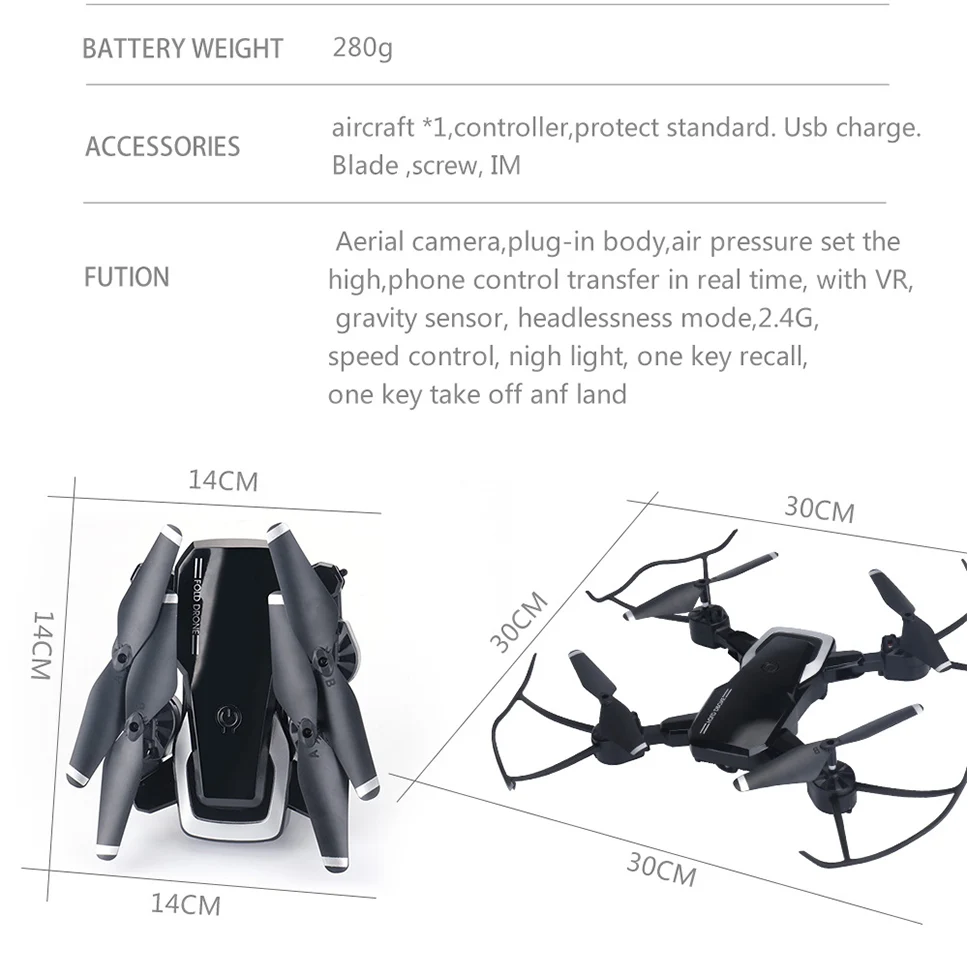 Дрон LF609S складной WiFi Радиоуправляемый вертолет FPV с поддержкой высоты Безголовый режим с одной кнопкой возврата на Квадрокоптер квадрокоптер с камерой квадрокоптер с камерой профессиона квадракоптер аккумулятор