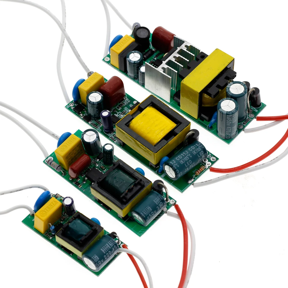Изоляционный светодиодный драйвер 1-3 Вт 4-7 Вт 8-12 Вт 18-25 Вт 25-36 Вт постоянный превосходный источник питания встроенный трансформатор освещения