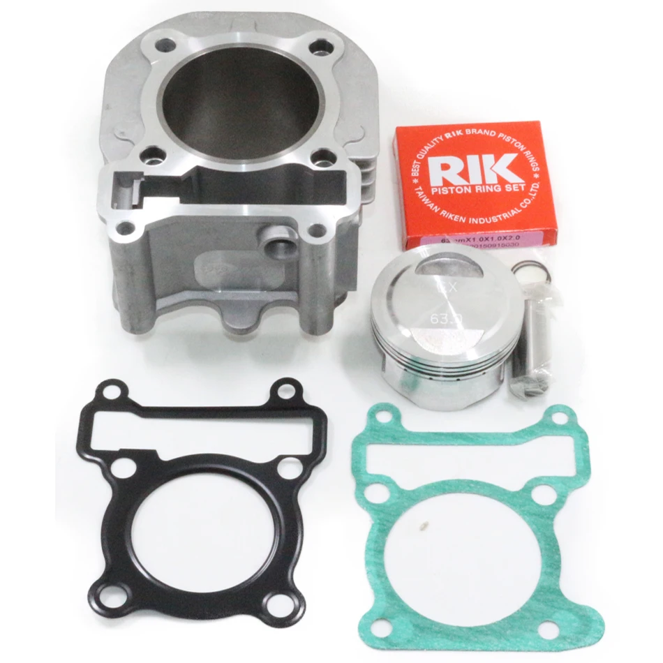 ЦПГ комплект тюнинговый 2х клапанный 63mm15P для Yamaha RS100 BWS125 CYGNUS125 YW125 MIO тюнинг