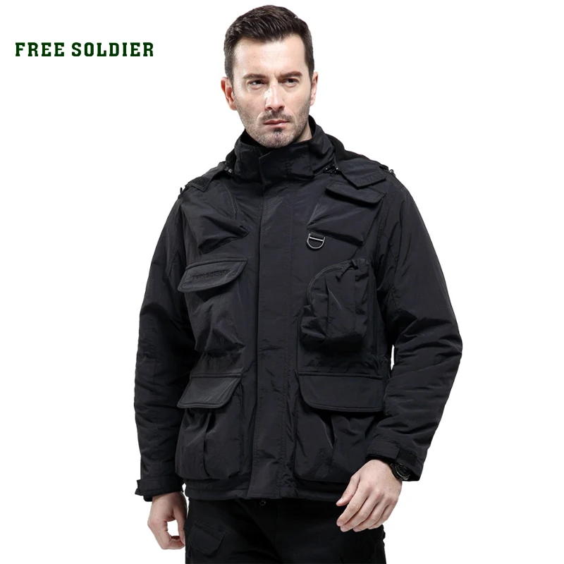 FREE SOLDIER outdoor sports hiking climbing riding tactical jacket men
