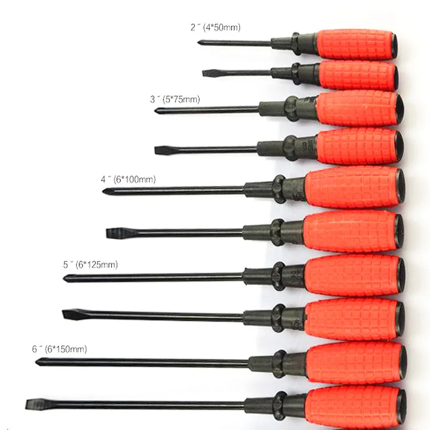 10 PCS/LOT slotted and phillips screwdriver Set For Home Appliances