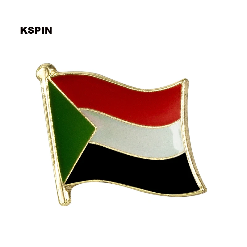 

Sudan flag pin lapel pin badge Brooch Icons 1PC KS-0167