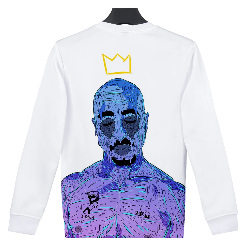 Tupac 2pac мужские/женские толстовки разных цветов белый Kpop зимняя уличная Толстовка
