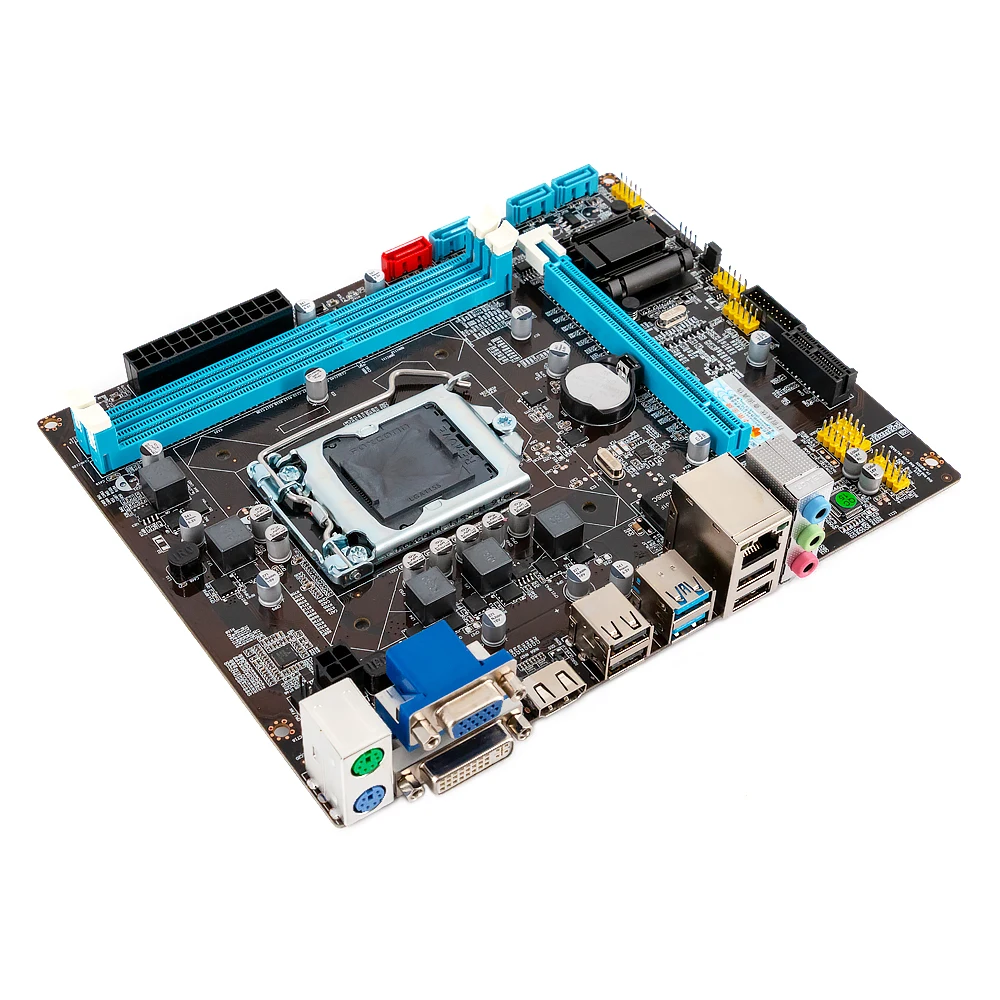 هوانان تشى B75 M-ATX اللوحة B75 ل إنتل LGA 1155 i3 i5 i7 E3 DDR3 1333/1600 MHz 16 GB SATA3.0 USB3.0 PCI-E VGA HDMI