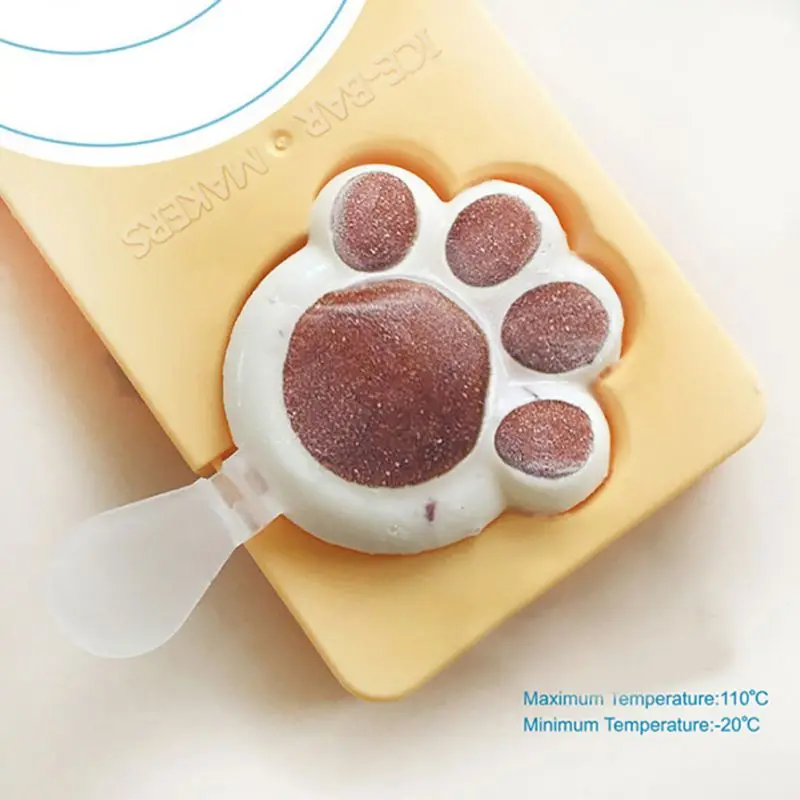 

Silicone Ice Cream Mold Reusable Ice Cubes Tray Frozen Popsicle Molds Ice Cube Maker Ice Cream Mould Tools 2018 Summer