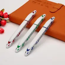 3 шт./лот горячая Распродажа высокоскоростной поезд с светильник шариковая рекламная ручка школьные офисные принадлежности лучший подарок шариковые ручки