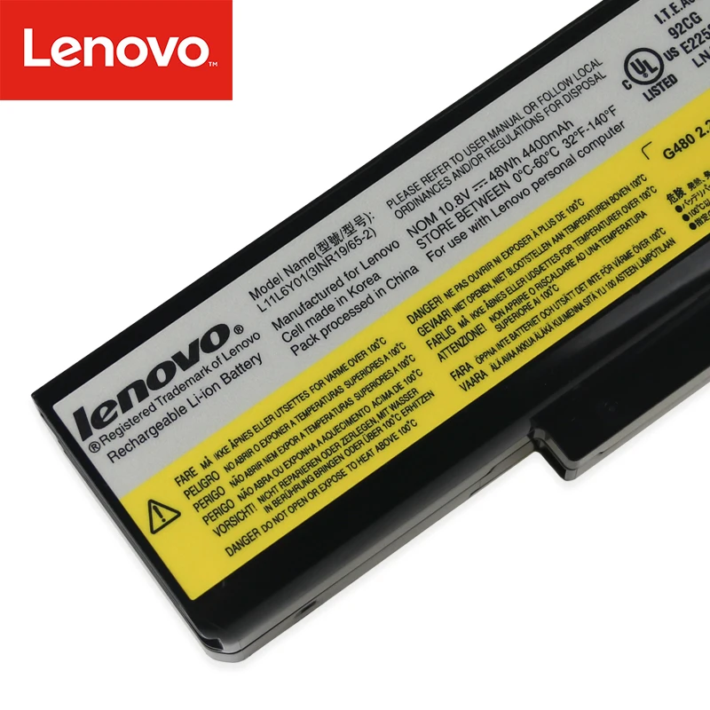 Оригинальный аккумулятор для ноутбука Lenovo IdeaPad G480 G485 Y480 G410 G400 G500 G510 G580 Z480 Z485 G585 10 8 В