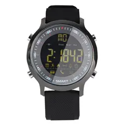 EX18 спортивные Смарт часы Шагомер телефон информацию Будильник Напоминание Bluetooth Водонепроницаемый светящийся циферблат наручные часы