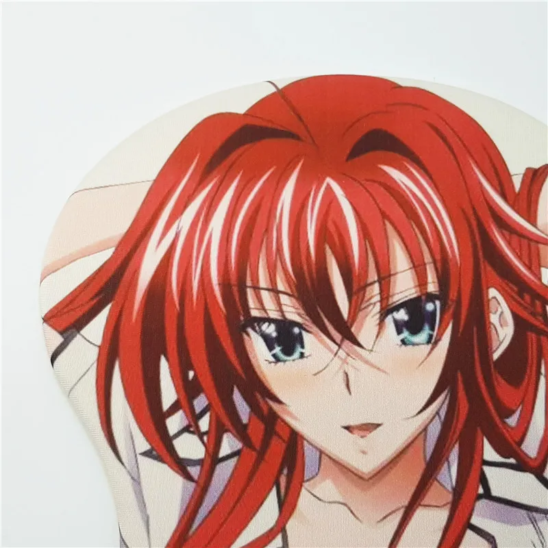 Highschool DXD Rias Gremory сексуальный большой мягкий 3D игровой коврик для мыши H2.8cm