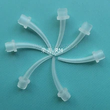 200pcs White Mixer Syringe Intra Oral Dental Impression Mixing Tips Dental Disposable
